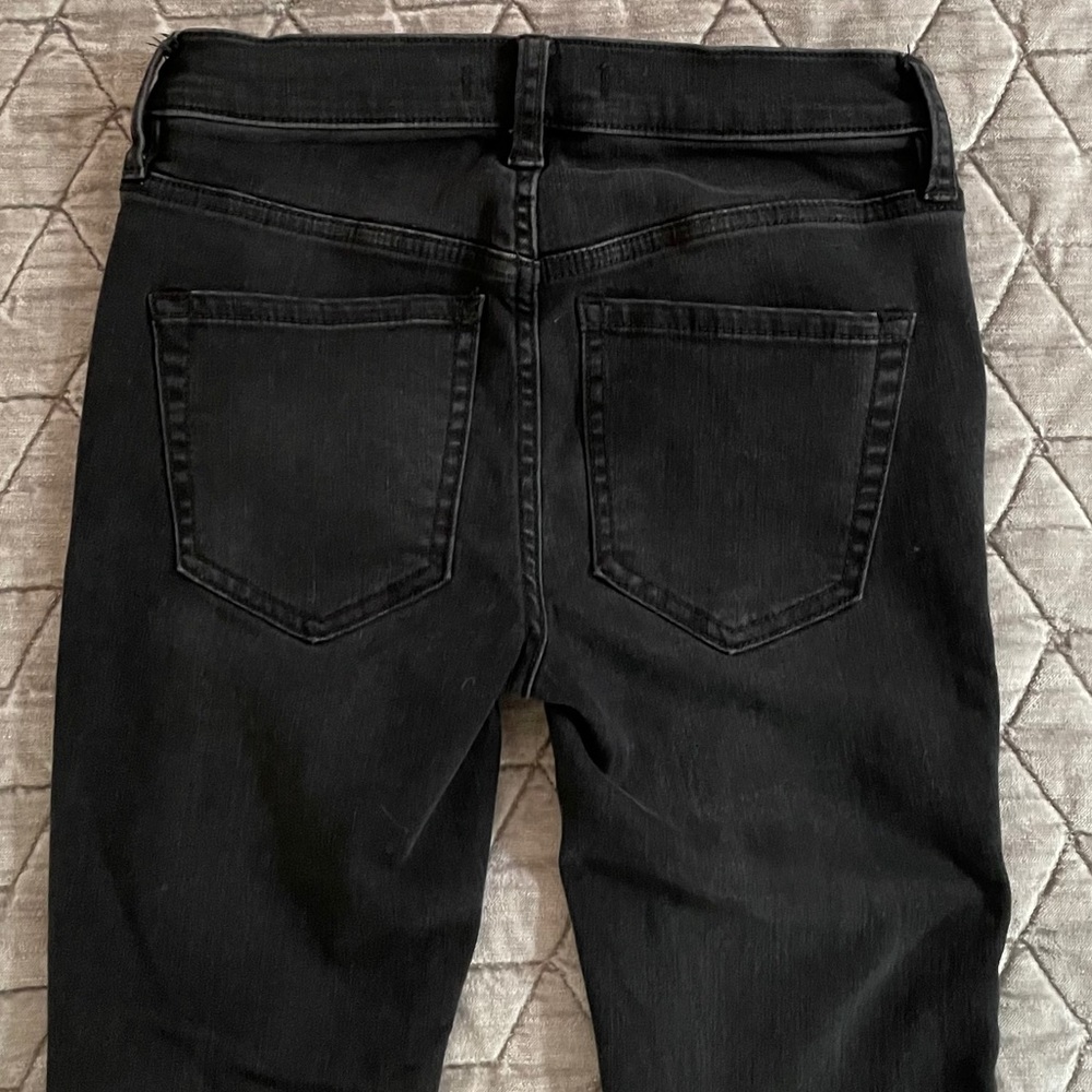 Distressed Button Fly Jeans - Picture 5 of 5